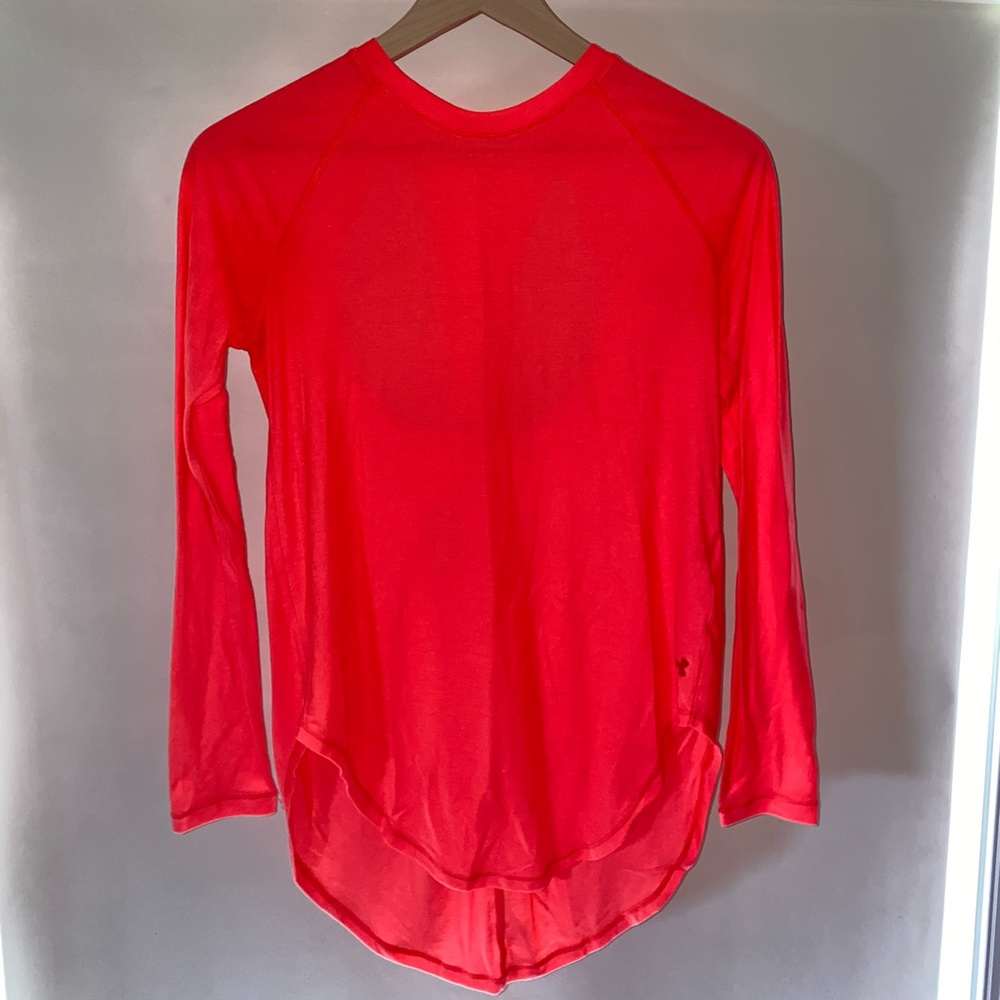 - Long sleeved Under Armour workout top!